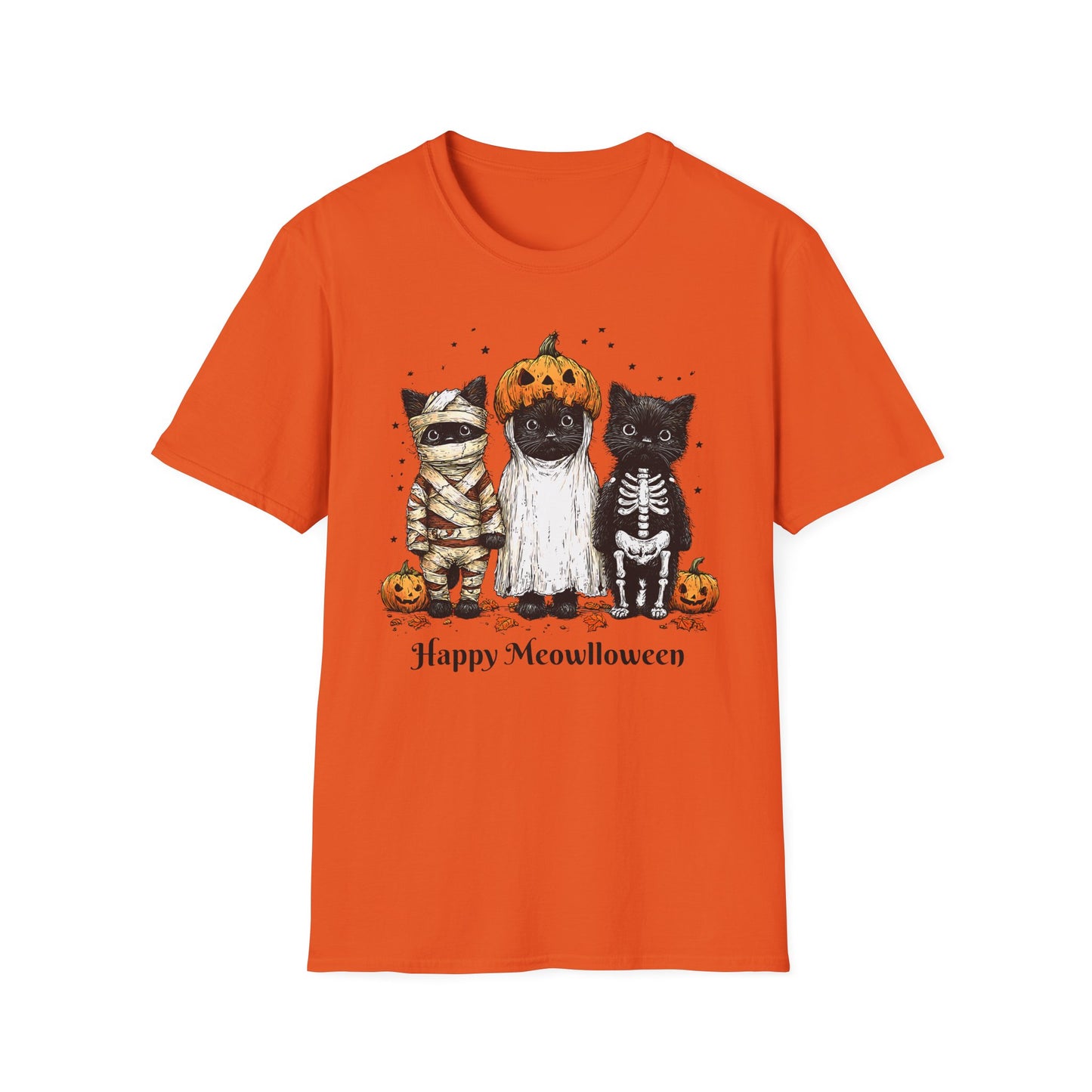 Halloween Cat 'Happy Meowlloween'