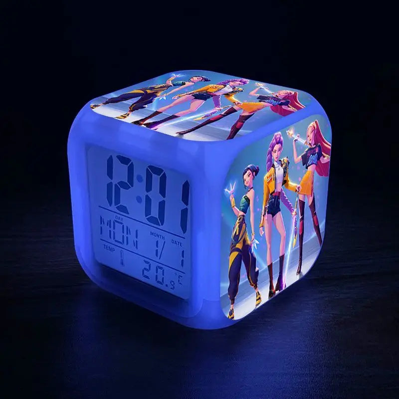 Alarm Clock blue square