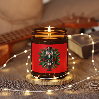 Nutcracker Wreath Candle