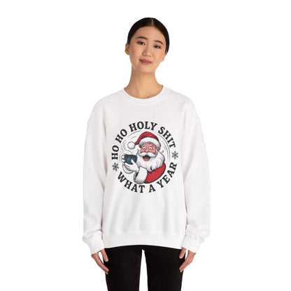Christmas Santa HO HO Holy Sh*t Sweatshirt