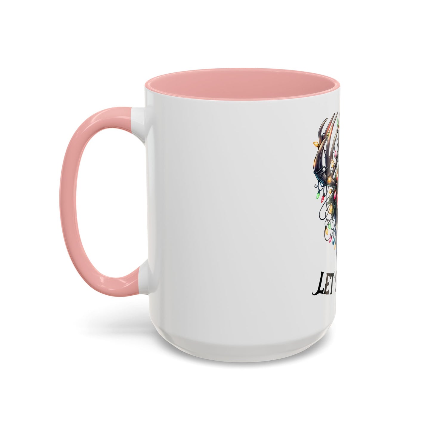 Let’s Get Lit Skull Antler Coffee Mug