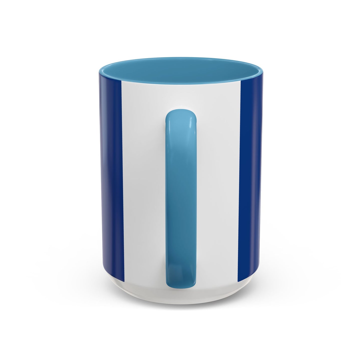 Blue Accent Holiday Mug