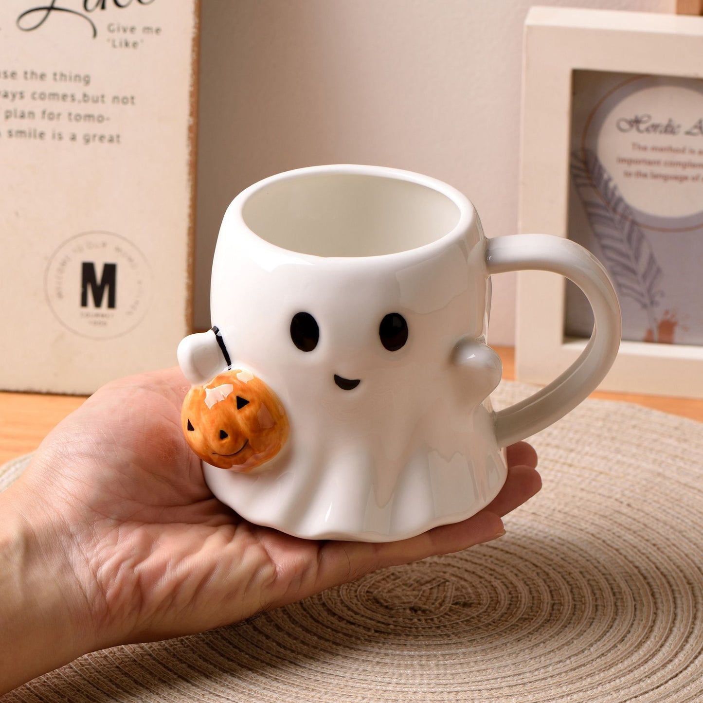 Pumpkin Ghost Cup