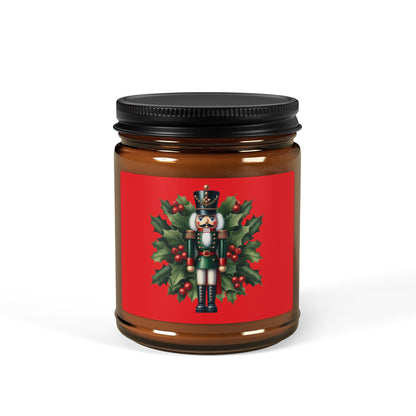 Nutcracker Wreath Candle
