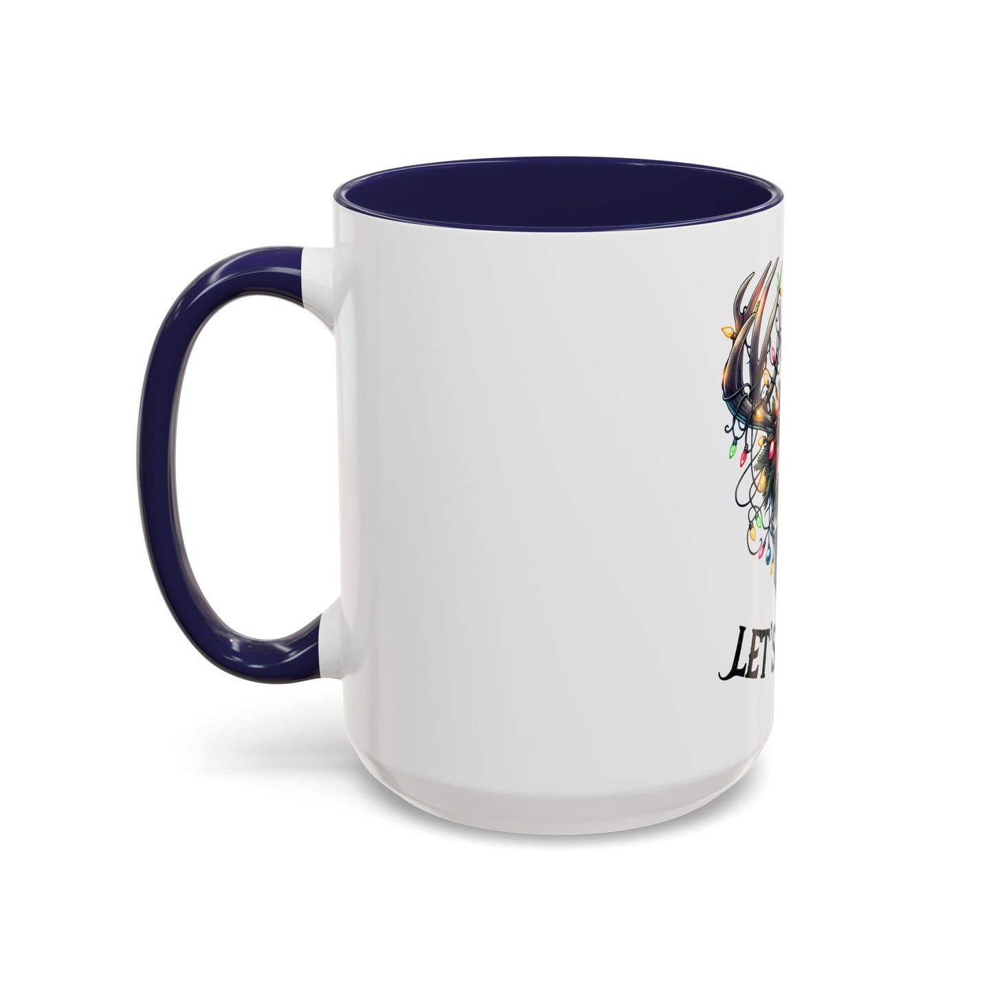 Let’s Get Lit Skull Antler Coffee Mug