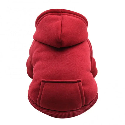 Dog Winter Hooded Sweatshirt