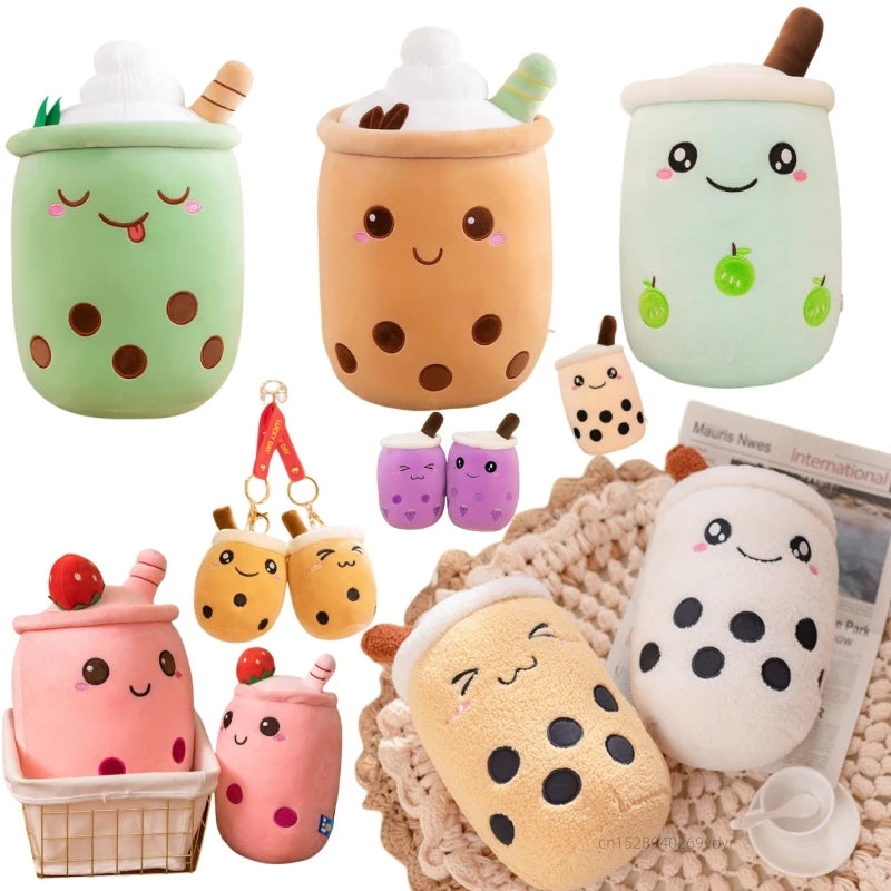Kawaii Boba Fruit Bubble Tea All Plushie