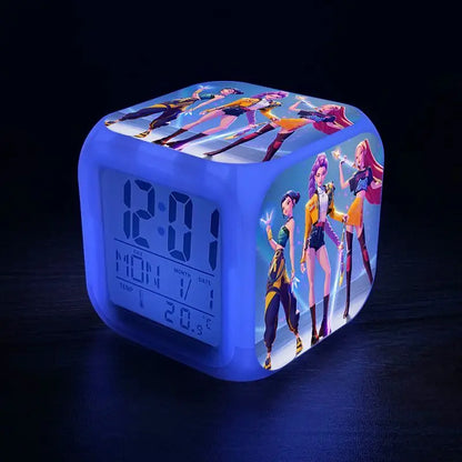 Alarm Clock blue square