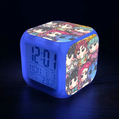 Alarm Clock blue square