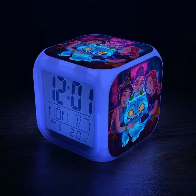Alarm Clock blue square