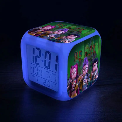 Alarm Clock blue square