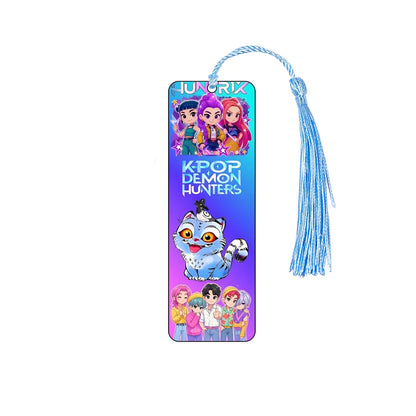 Kpop Demon Hunters Huntrix Cartoon Bookmarks  Anime Cute Stationery for Kpop Fans & Book Lovers, School Supplies Page Markers