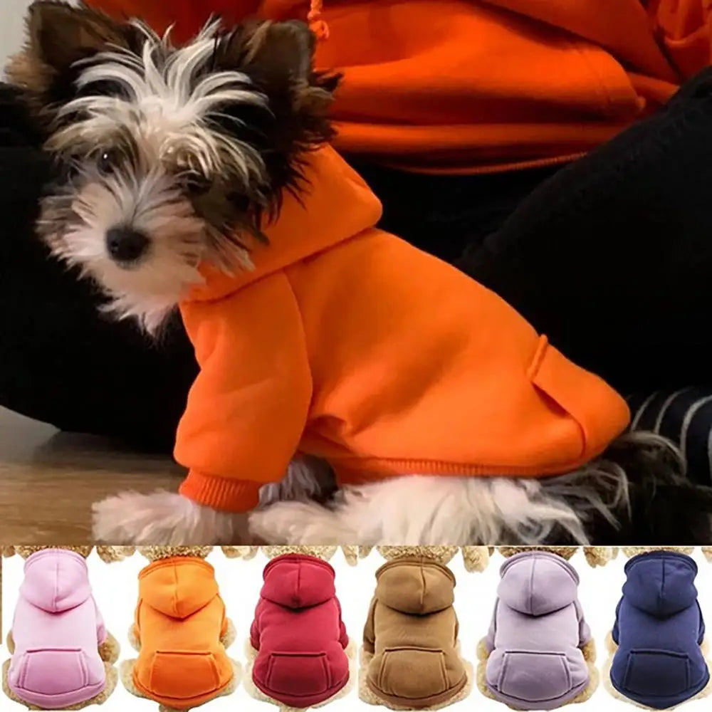 Dog Winter Hooded Sweatshirt
