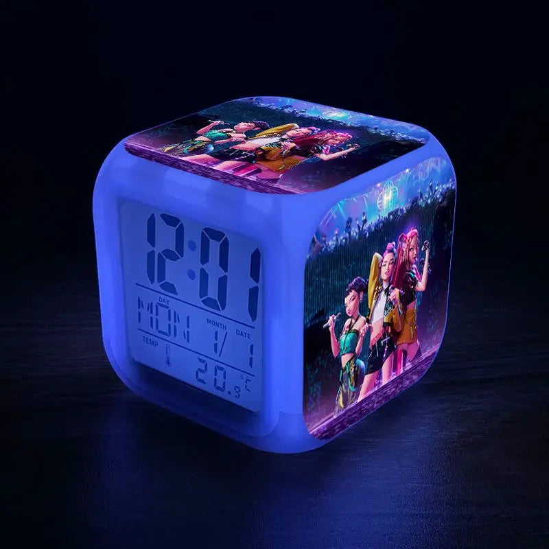 Alarm Clock blue square