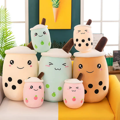 Kawaii Boba Fruit Bubble Tea All Plushie