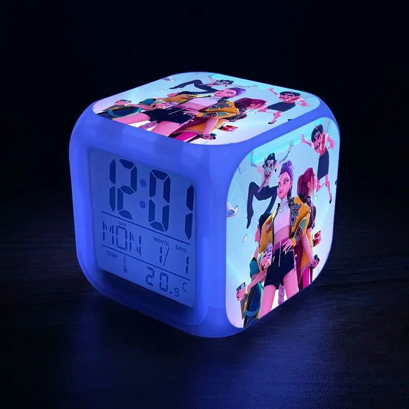 Alarm Clock blue square